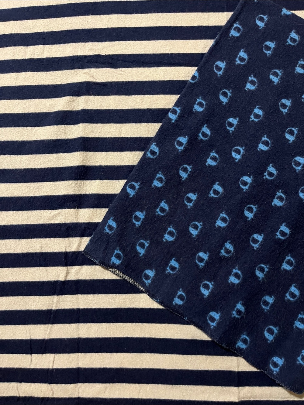 Two matching swaddles
